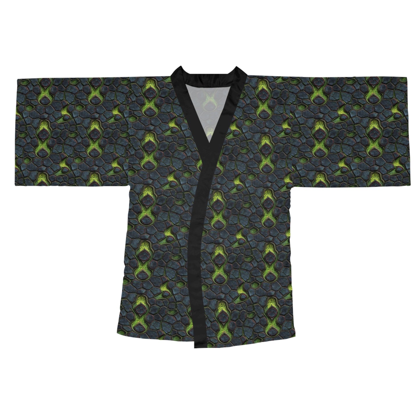 Chronicler-Inspired Kimono Robe — Long Sleeve All-Over Print