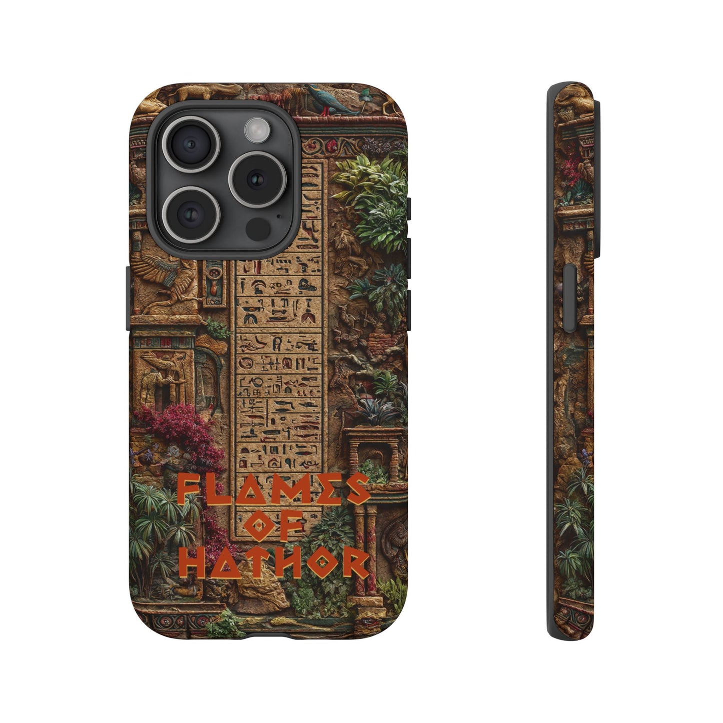 The Flames of Hathor Egyptian Design Phone Case