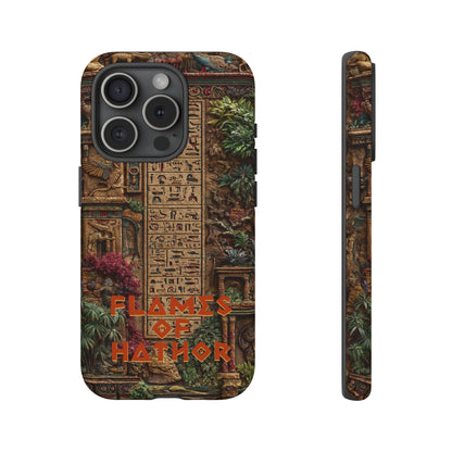 The Flames of Hathor Egyptian Design Phone Case