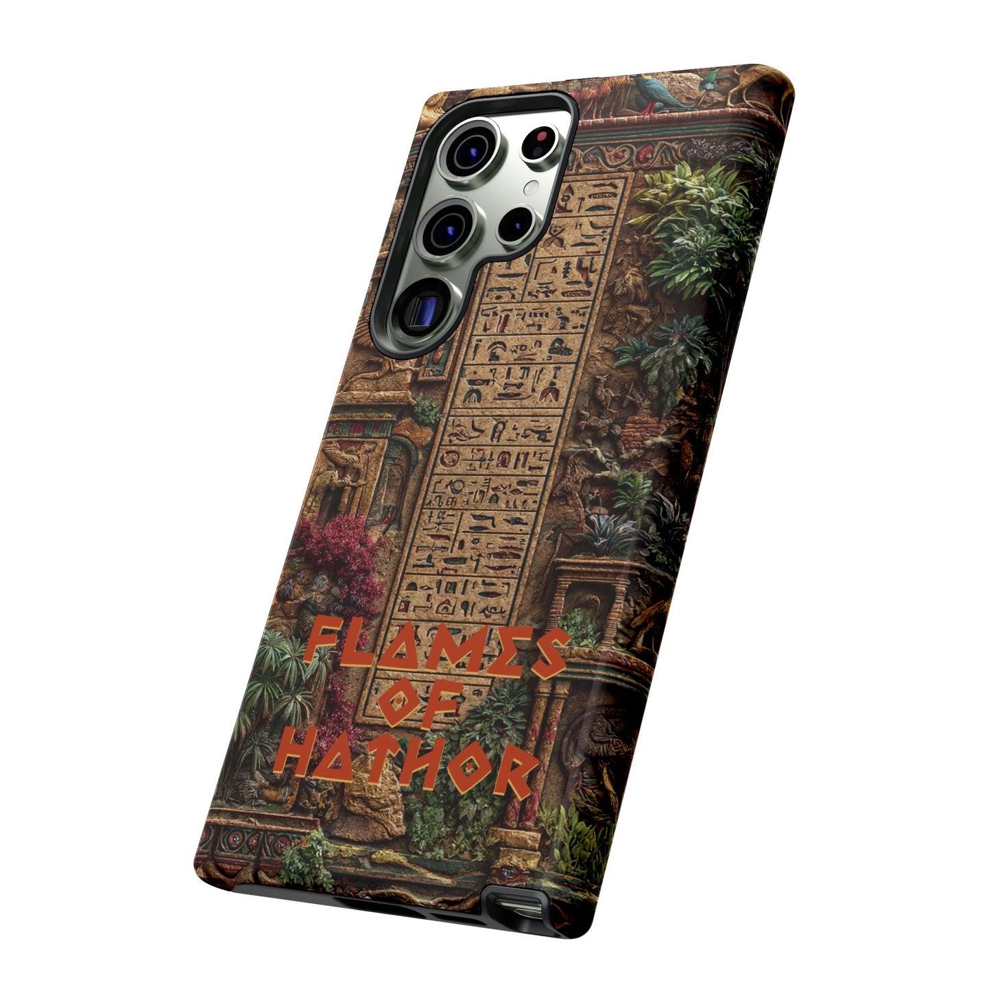 The Flames of Hathor Egyptian Design Phone Case