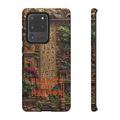 The Flames of Hathor Egyptian Design Phone Case