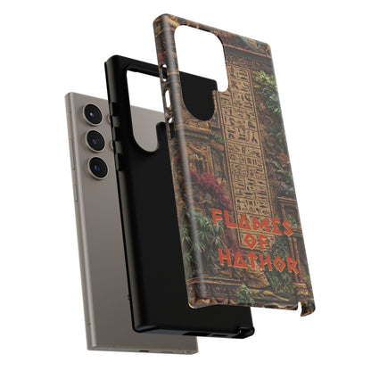 The Flames of Hathor Egyptian Design Phone Case