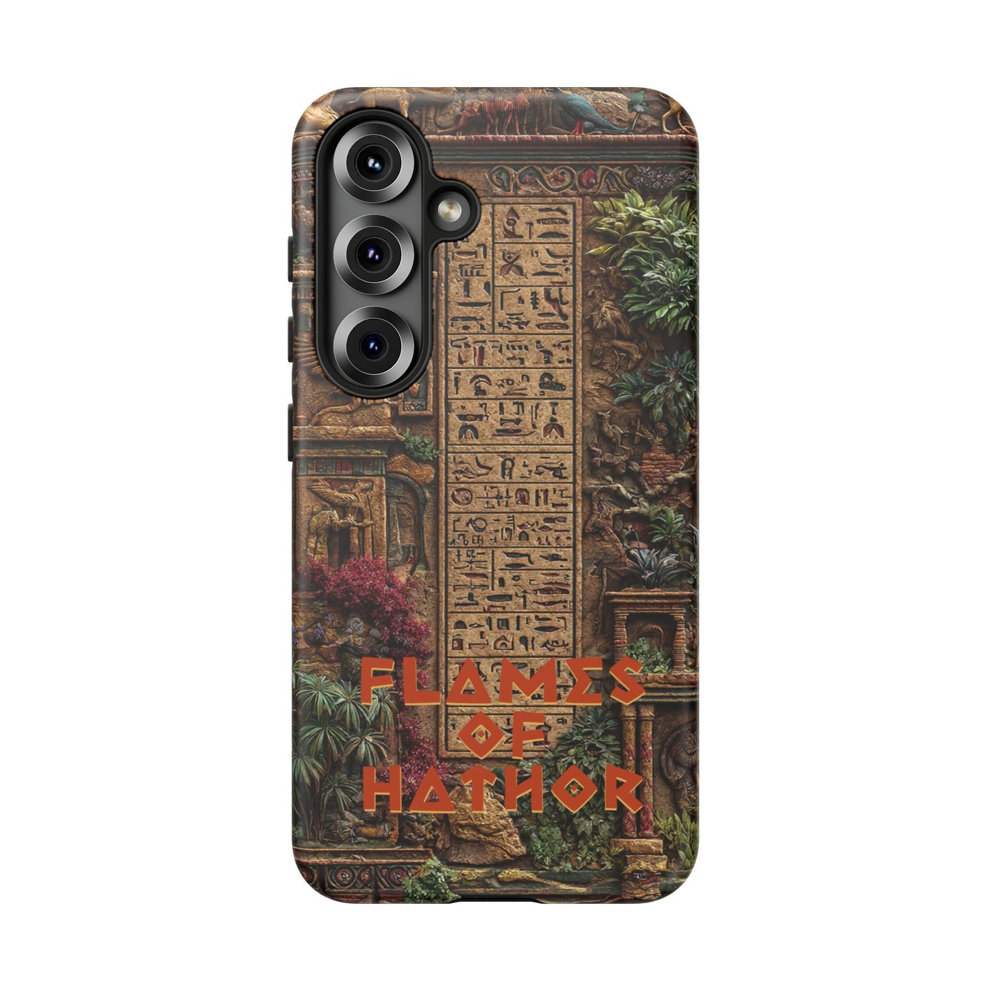 The Flames of Hathor Egyptian Design Phone Case