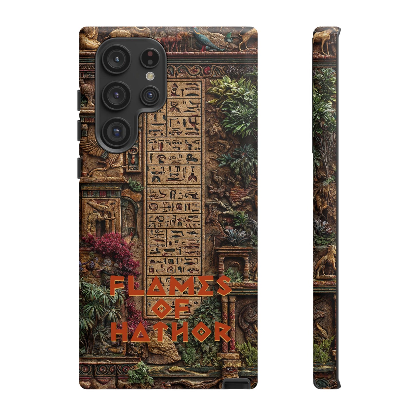 The Flames of Hathor Egyptian Design Phone Case