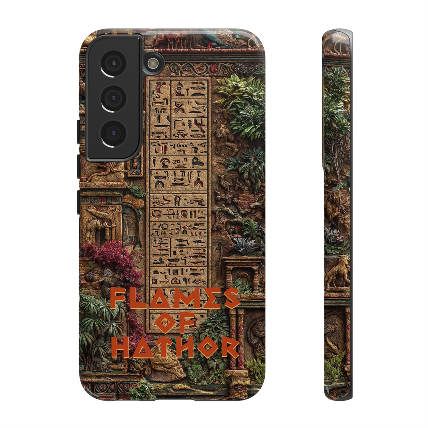 The Flames of Hathor Egyptian Design Phone Case