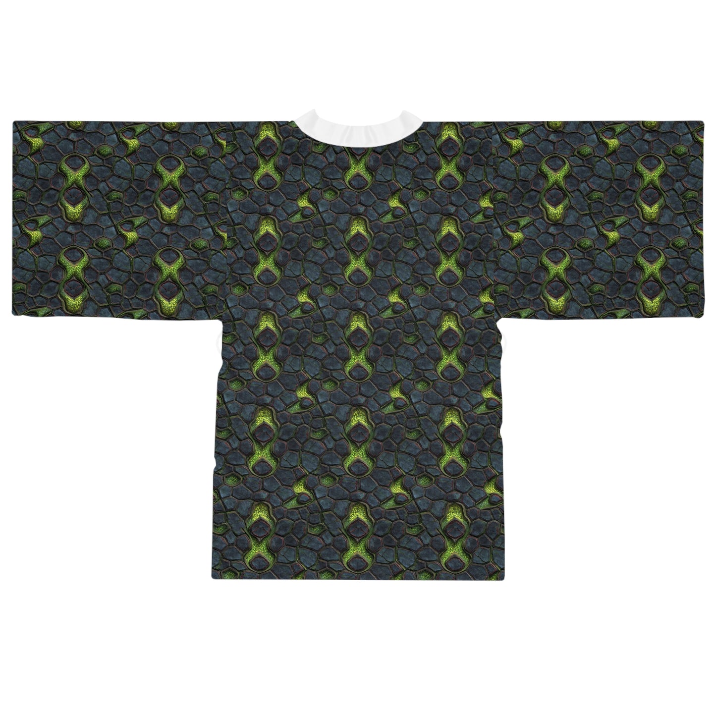 Chronicler-Inspired Kimono Robe — Long Sleeve All-Over Print