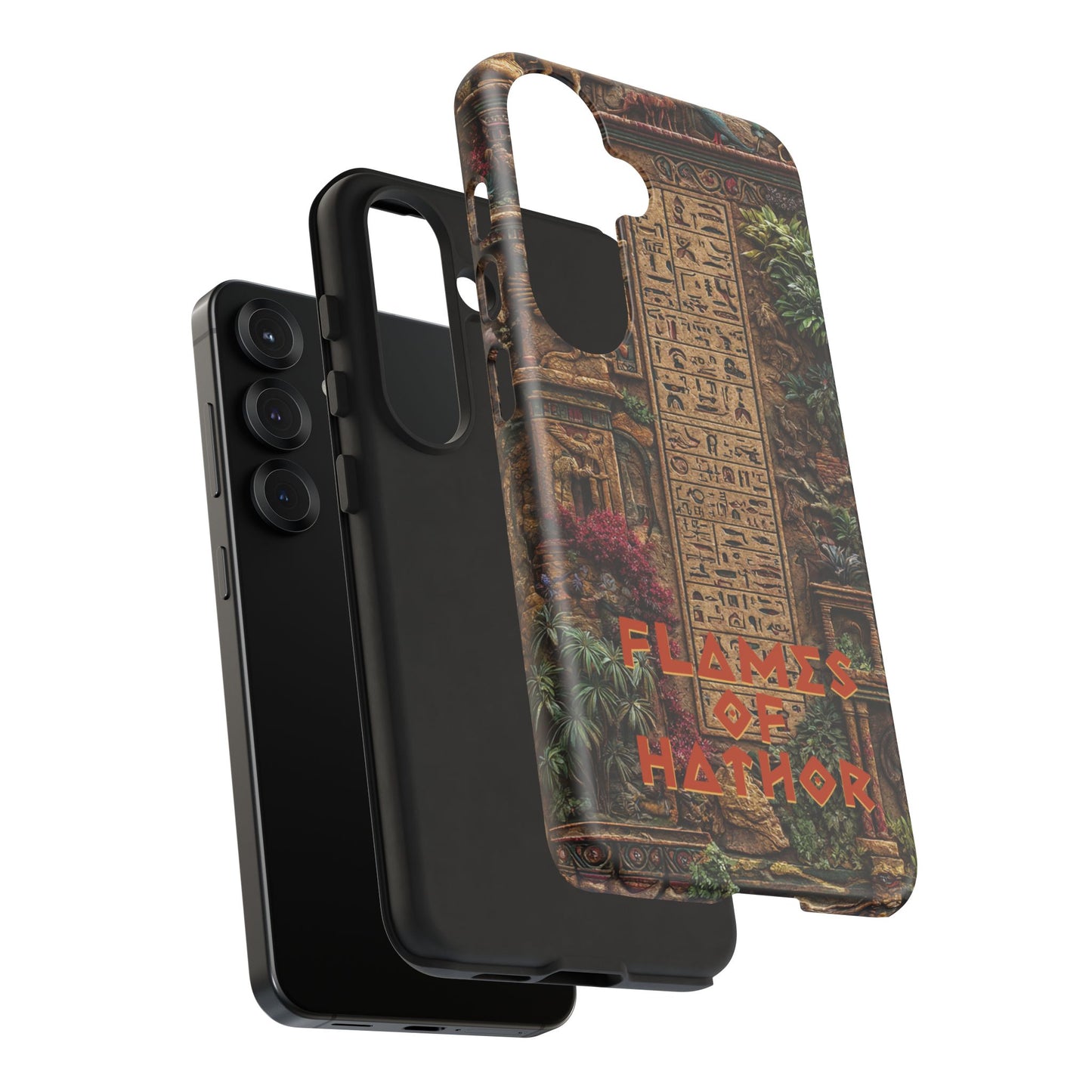 The Flames of Hathor Egyptian Design Phone Case
