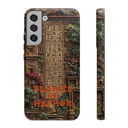 The Flames of Hathor Egyptian Design Phone Case