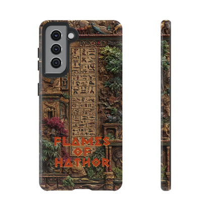The Flames of Hathor Egyptian Design Phone Case