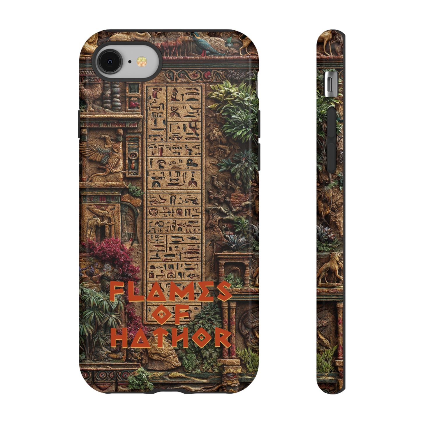 The Flames of Hathor Egyptian Design Phone Case