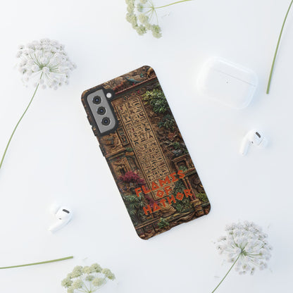 The Flames of Hathor Egyptian Design Phone Case