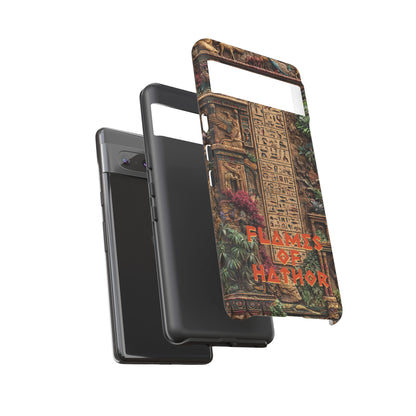 The Flames of Hathor Egyptian Design Phone Case