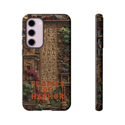 The Flames of Hathor Egyptian Design Phone Case