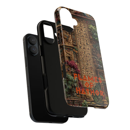 The Flames of Hathor Egyptian Design Phone Case
