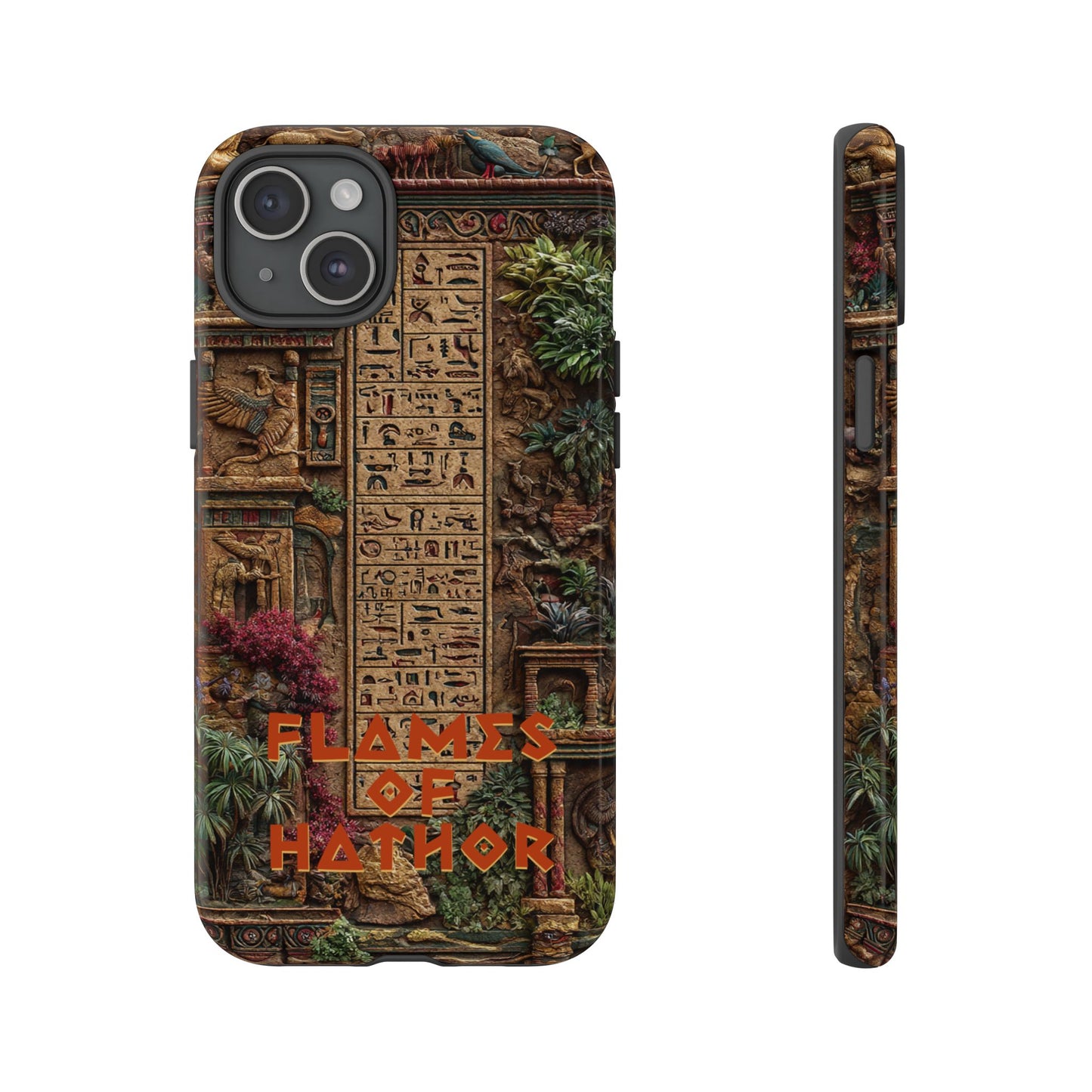 The Flames of Hathor Egyptian Design Phone Case