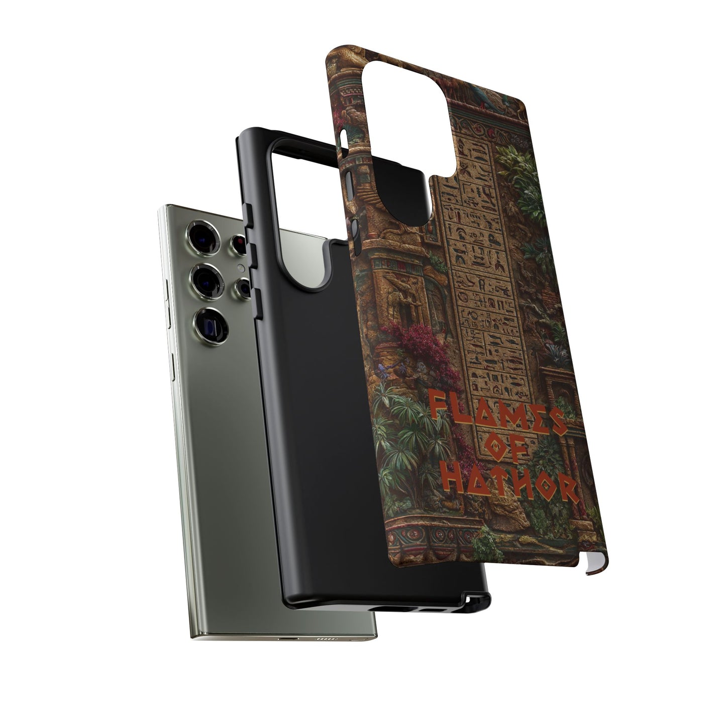 The Flames of Hathor Egyptian Design Phone Case
