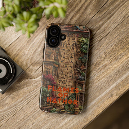 The Flames of Hathor Egyptian Design Phone Case