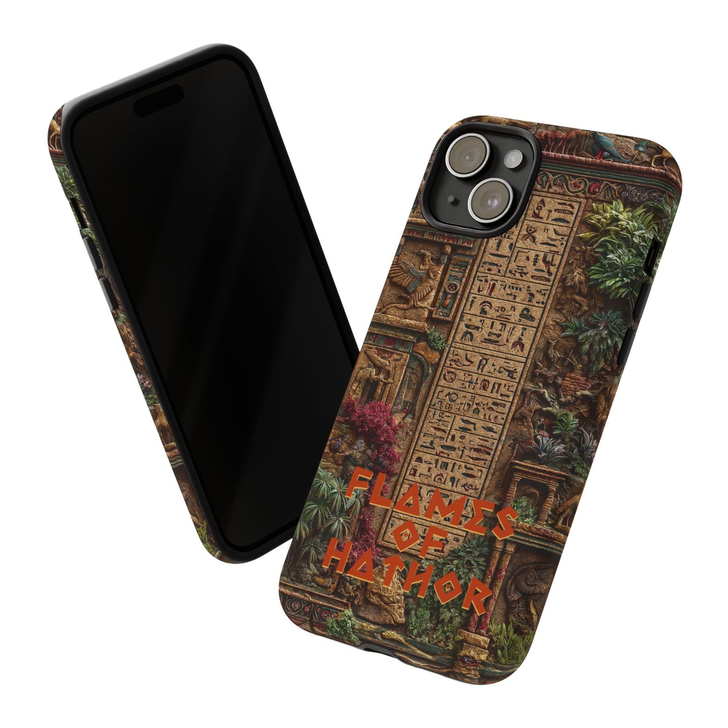 The Flames of Hathor Egyptian Design Phone Case