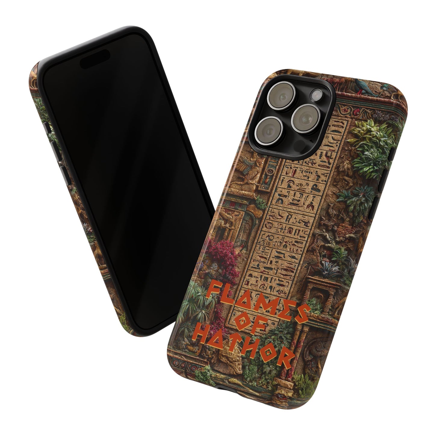 The Flames of Hathor Egyptian Design Phone Case