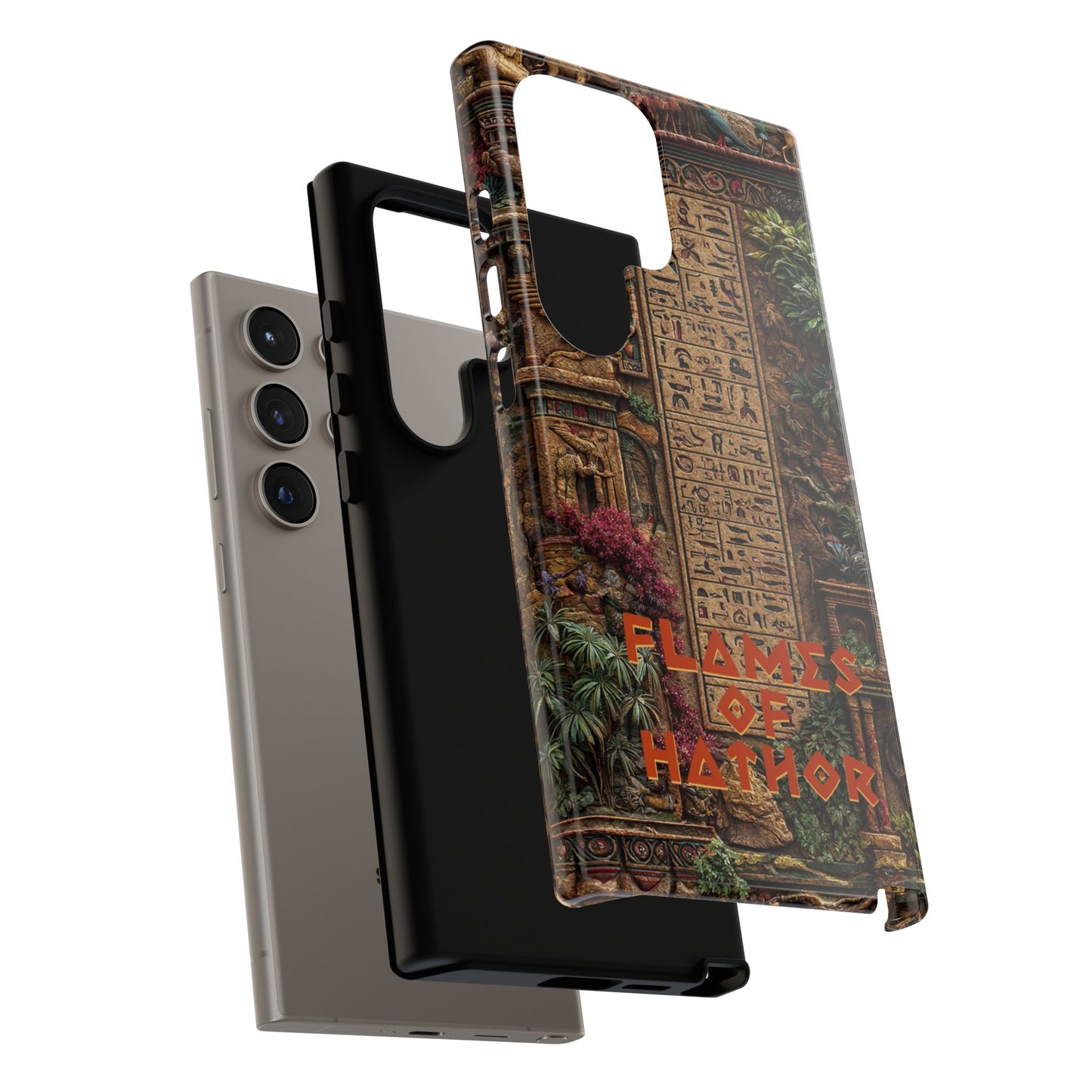 The Flames of Hathor Egyptian Design Phone Case