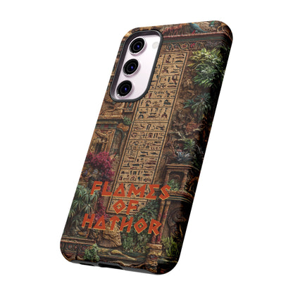 The Flames of Hathor Egyptian Design Phone Case