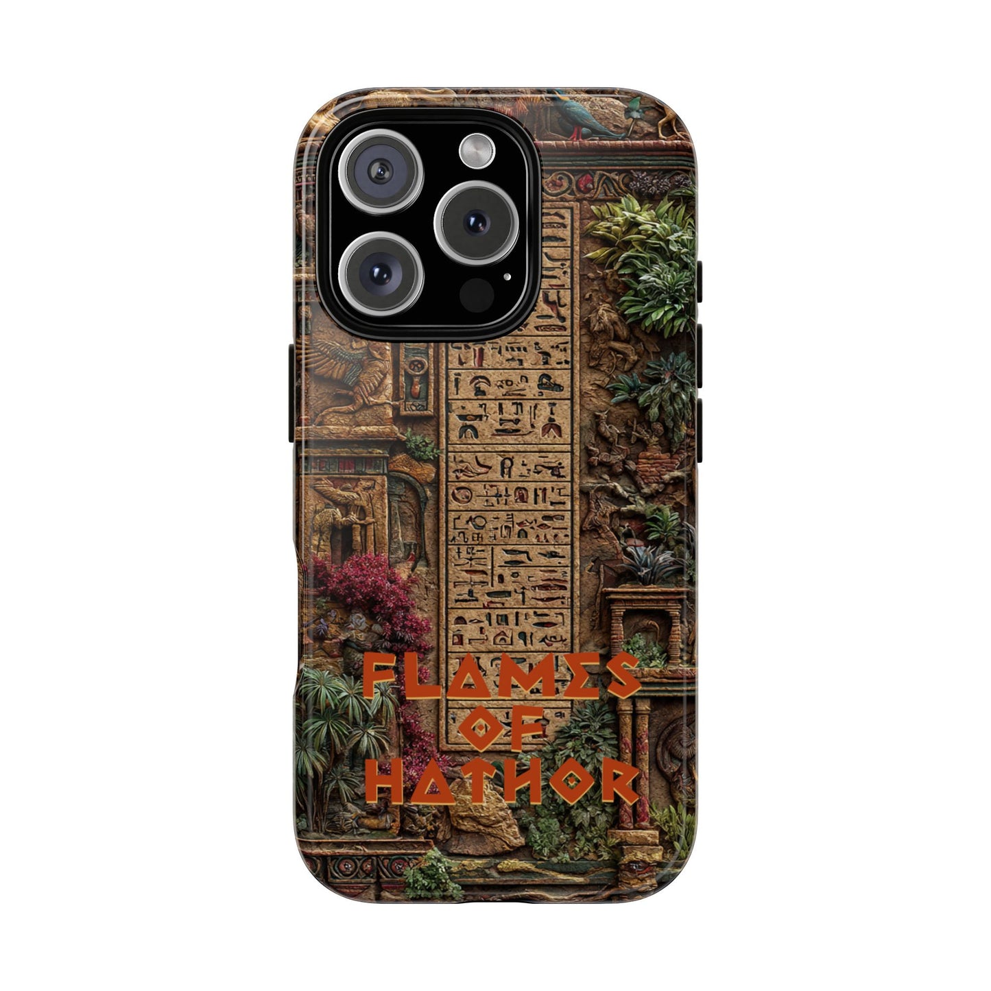 The Flames of Hathor Egyptian Design Phone Case