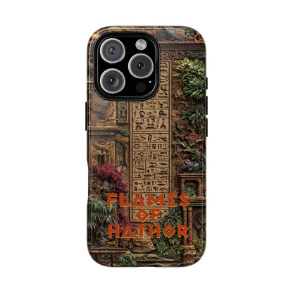 The Flames of Hathor Egyptian Design Phone Case