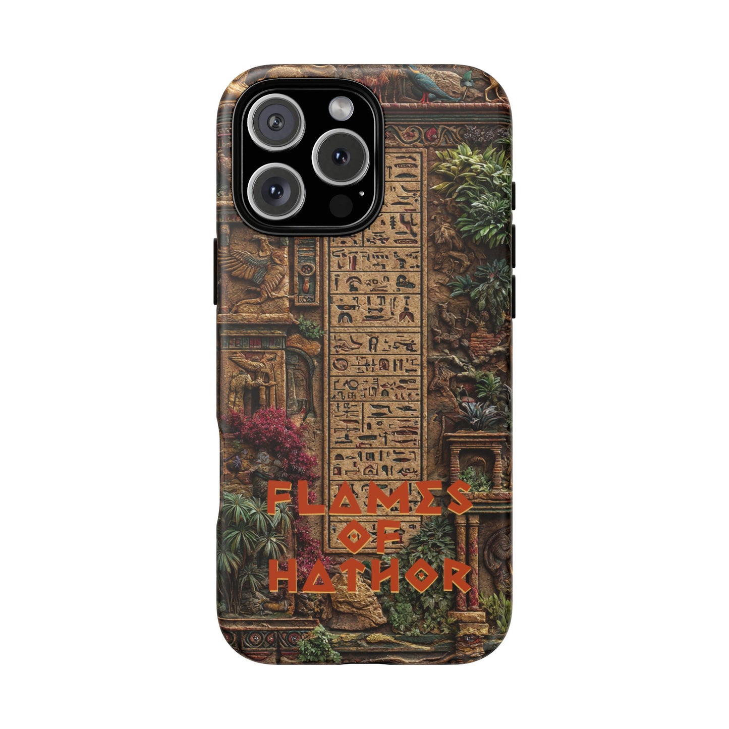 The Flames of Hathor Egyptian Design Phone Case