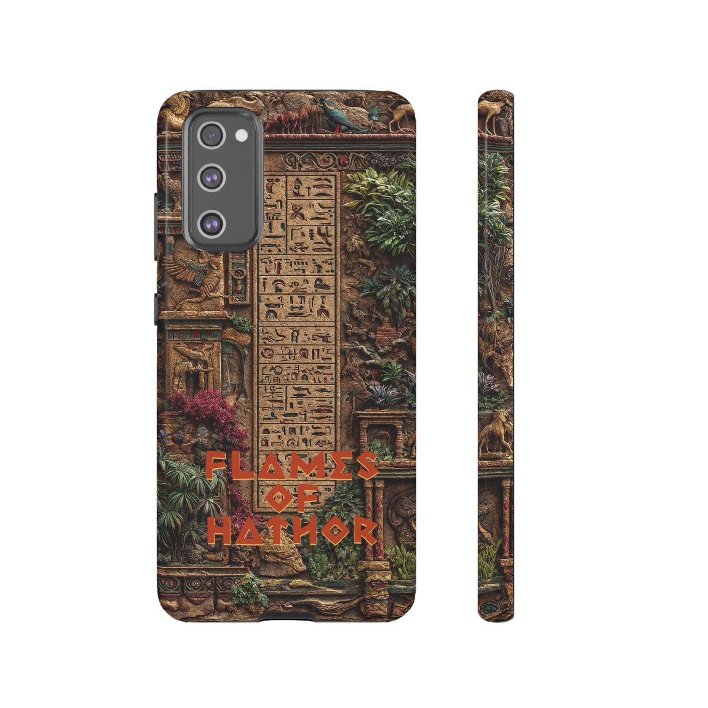 The Flames of Hathor Egyptian Design Phone Case