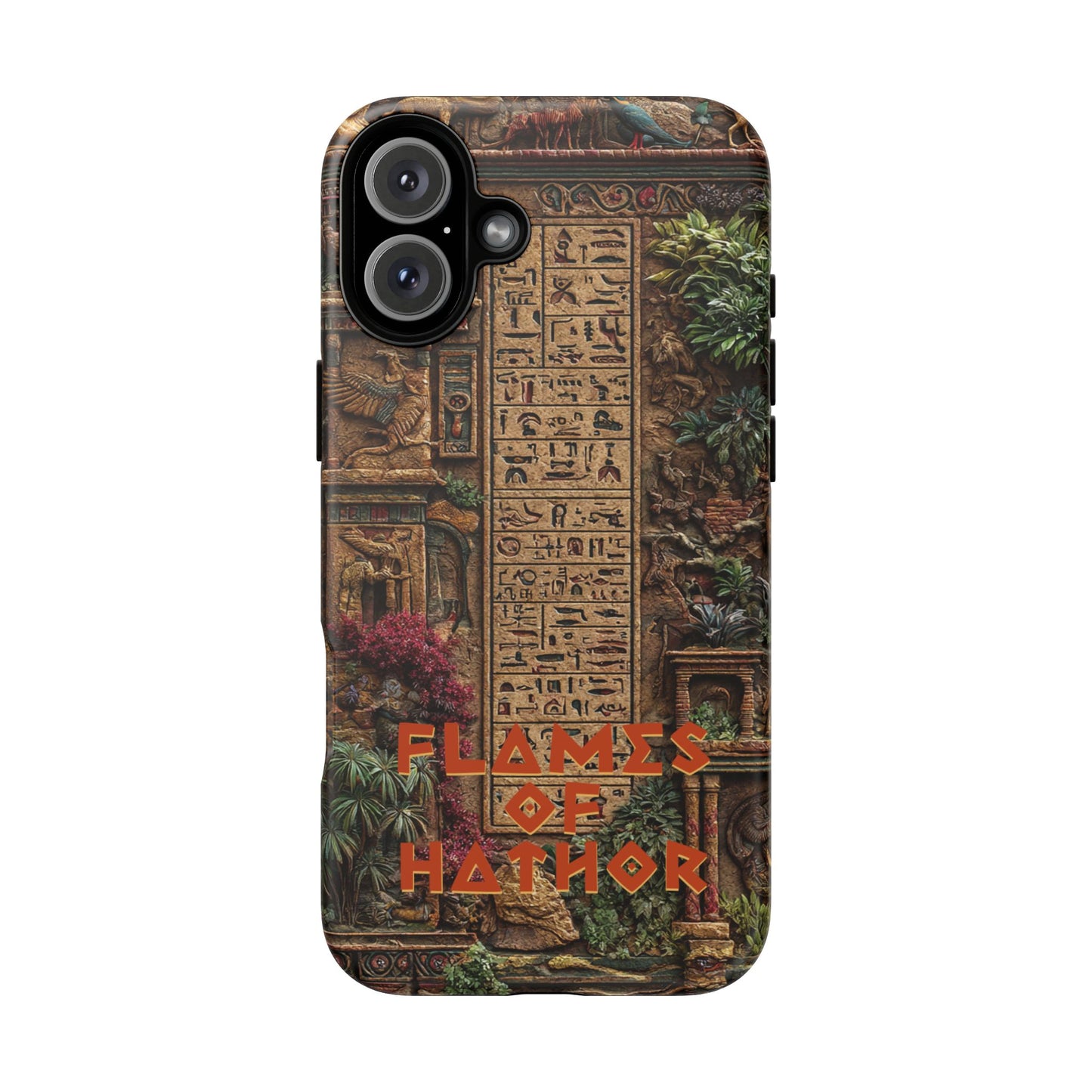 The Flames of Hathor Egyptian Design Phone Case