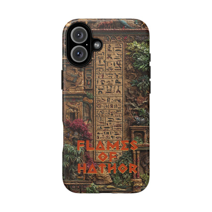The Flames of Hathor Egyptian Design Phone Case