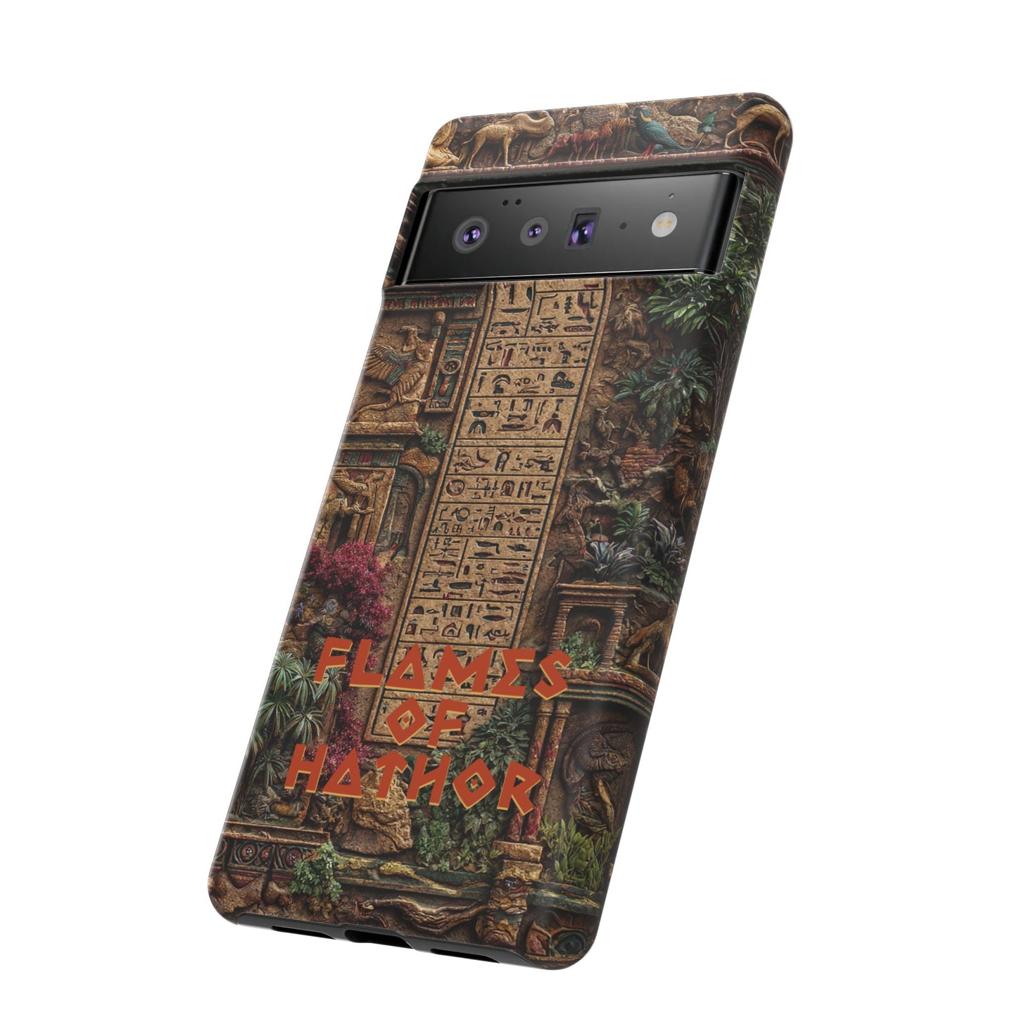 The Flames of Hathor Egyptian Design Phone Case