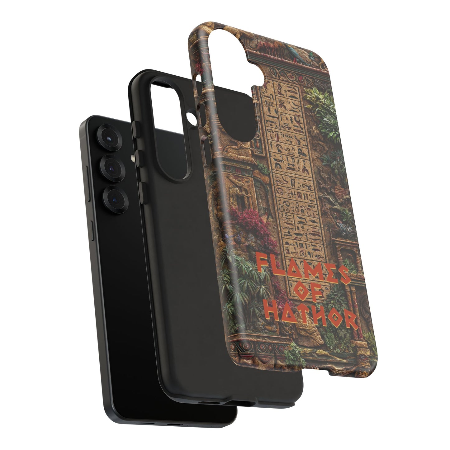 The Flames of Hathor Egyptian Design Phone Case