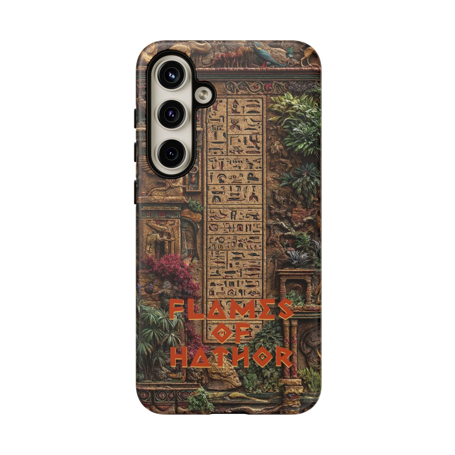 The Flames of Hathor Egyptian Design Phone Case