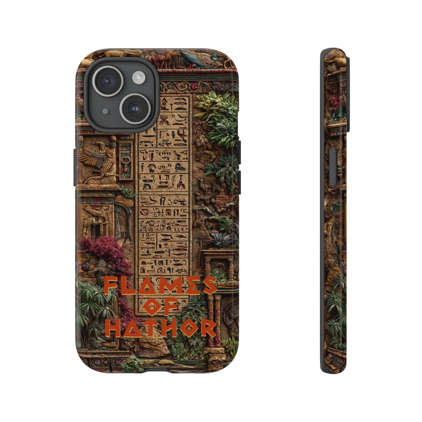 The Flames of Hathor Egyptian Design Phone Case