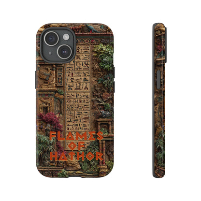 The Flames of Hathor Egyptian Design Phone Case