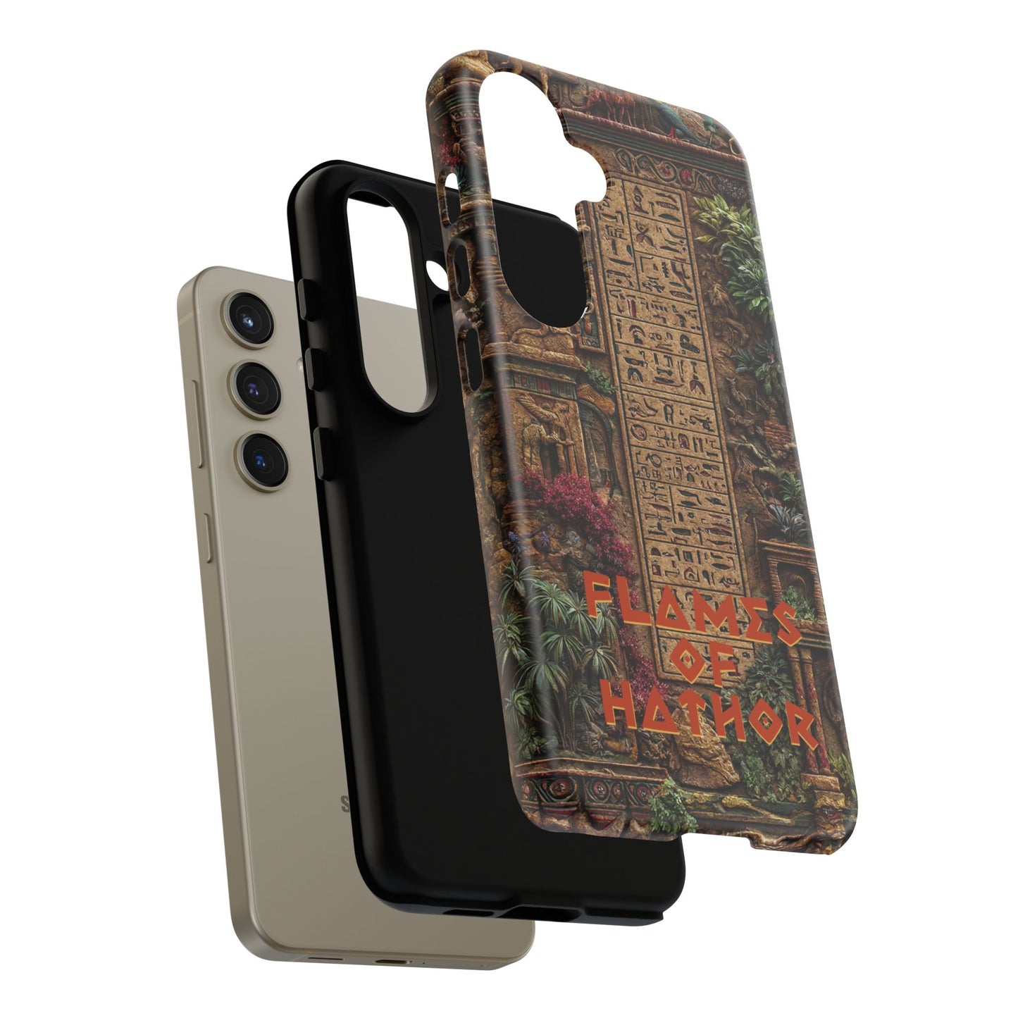 The Flames of Hathor Egyptian Design Phone Case