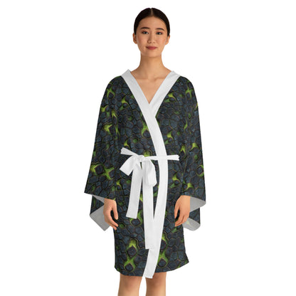 Chronicler-Inspired Kimono Robe — Long Sleeve All-Over Print