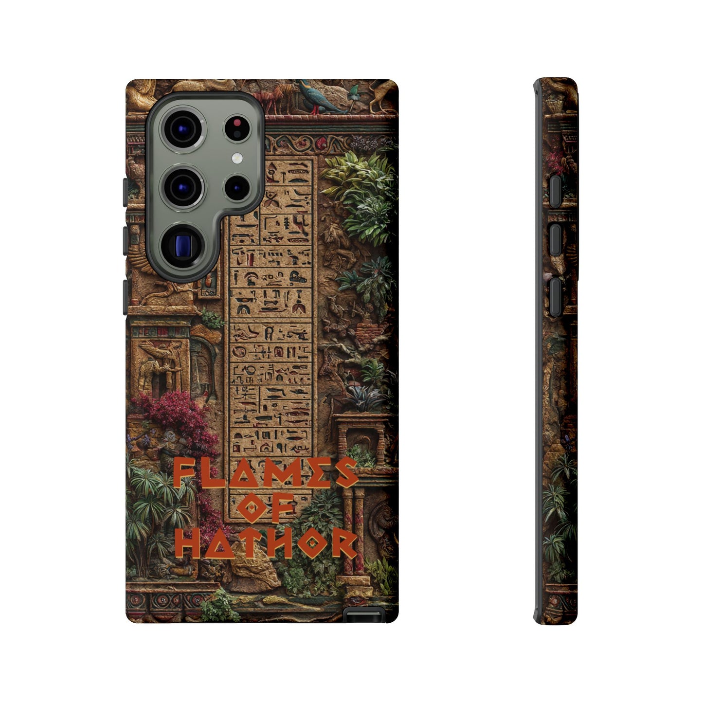 The Flames of Hathor Egyptian Design Phone Case