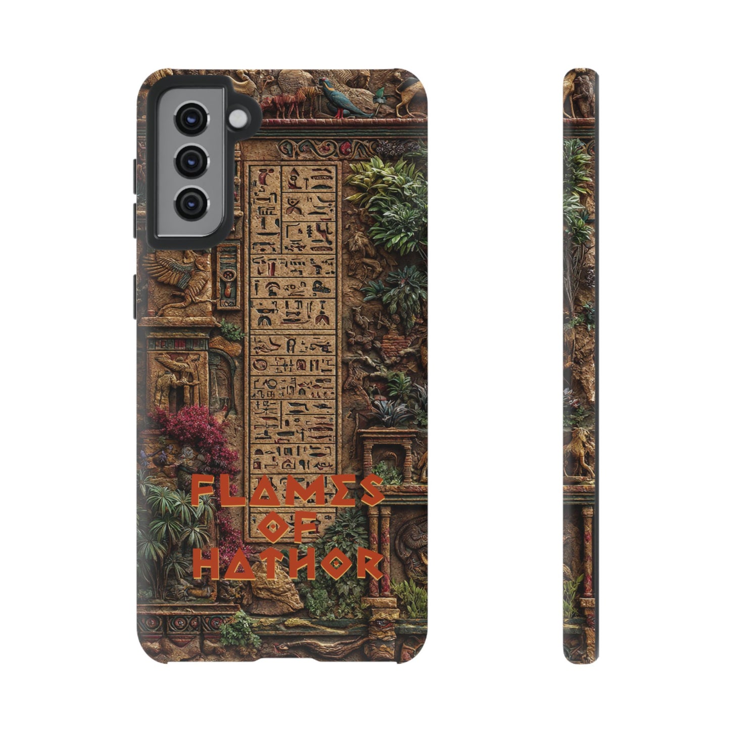 The Flames of Hathor Egyptian Design Phone Case