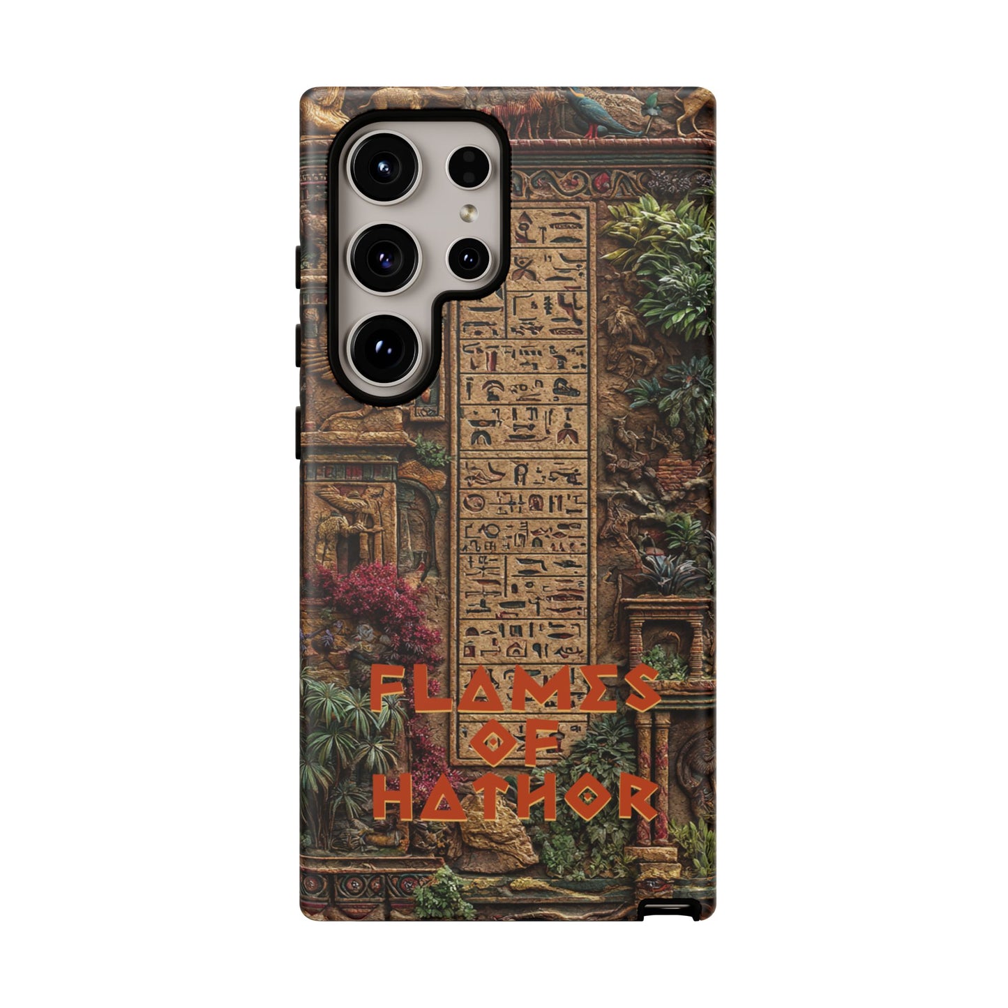 The Flames of Hathor Egyptian Design Phone Case
