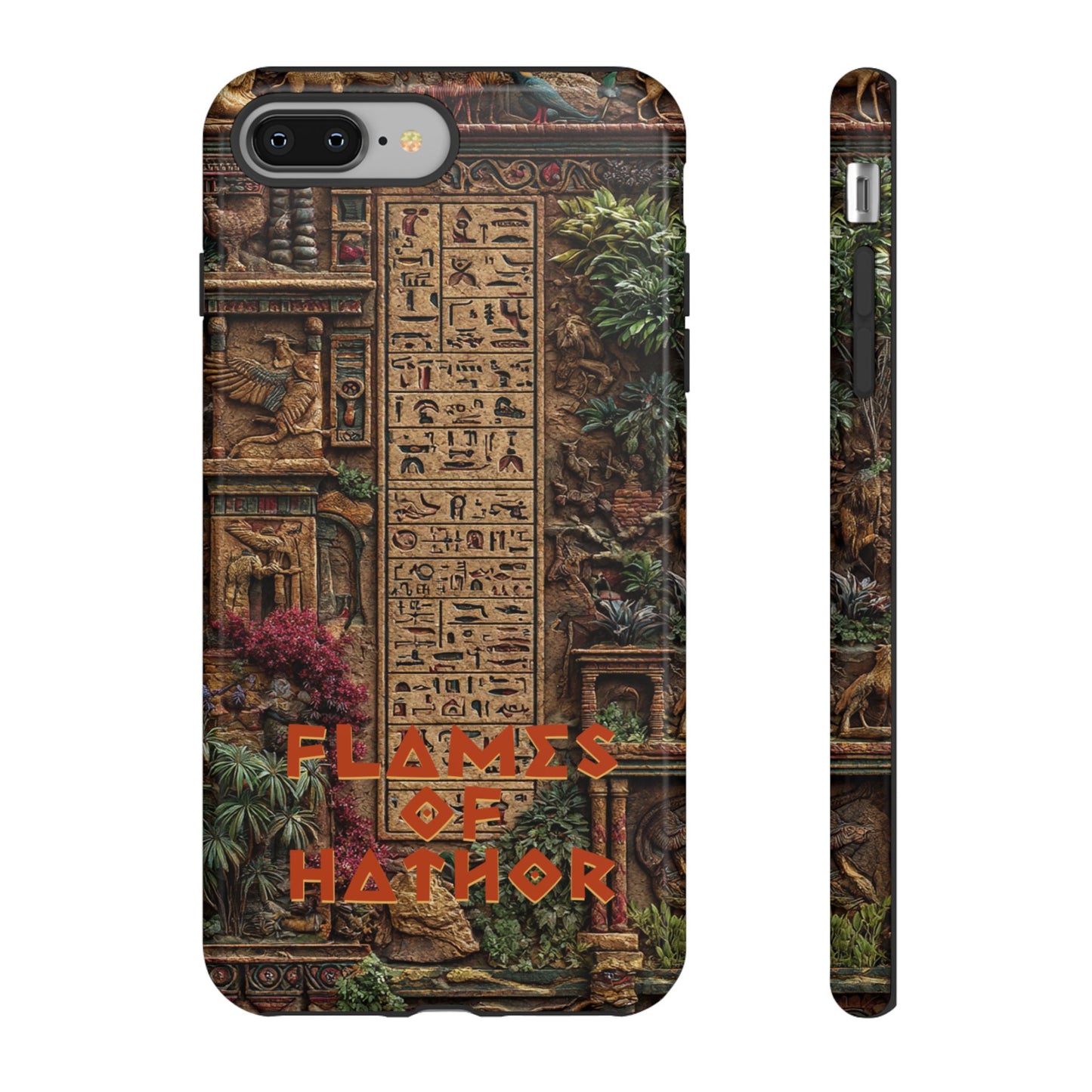 The Flames of Hathor Egyptian Design Phone Case