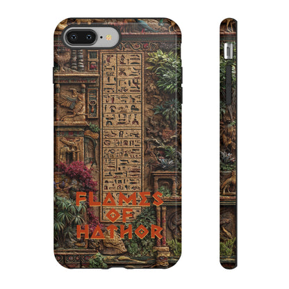 The Flames of Hathor Egyptian Design Phone Case