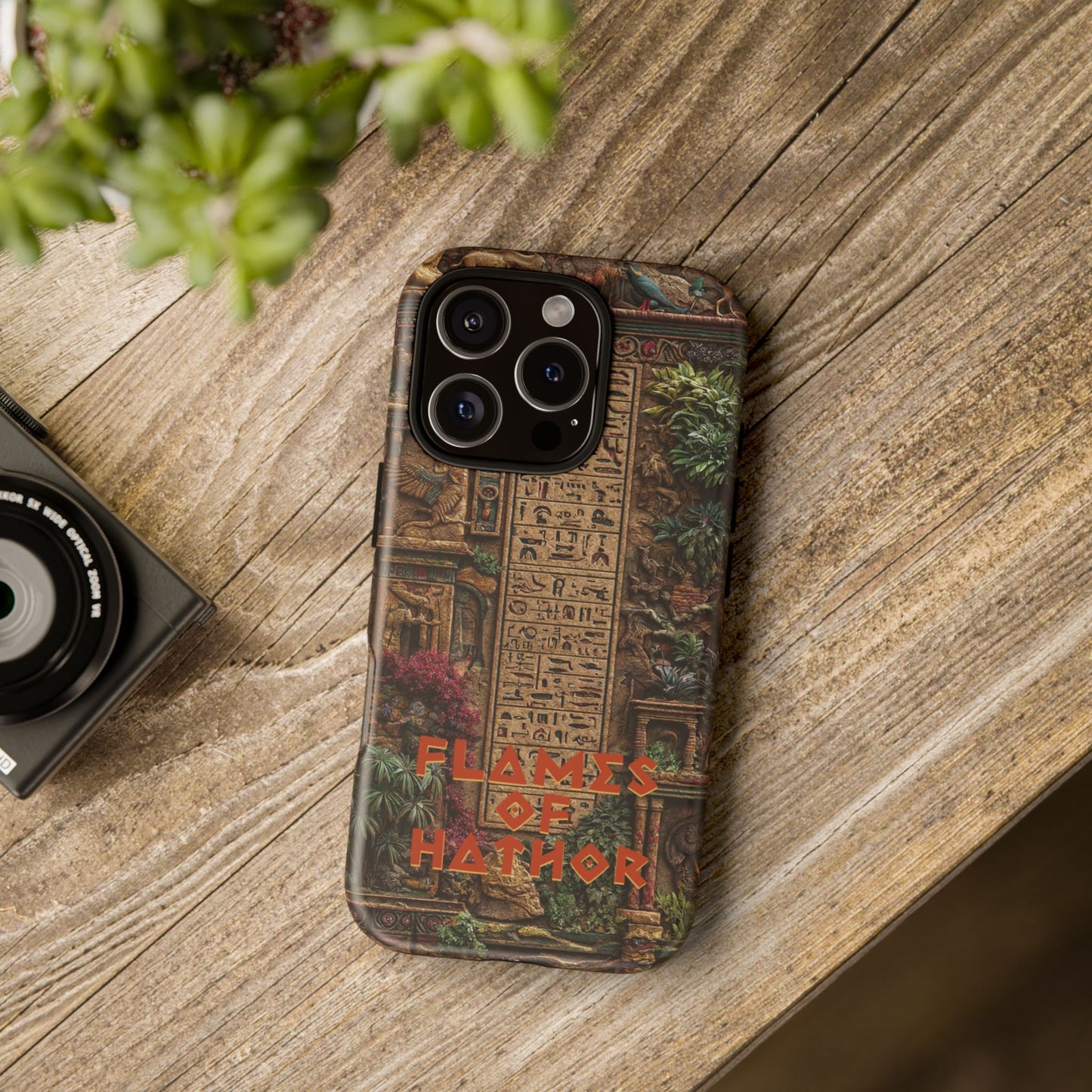 The Flames of Hathor Egyptian Design Phone Case