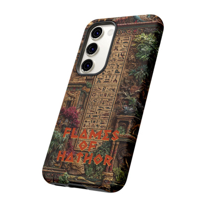 The Flames of Hathor Egyptian Design Phone Case