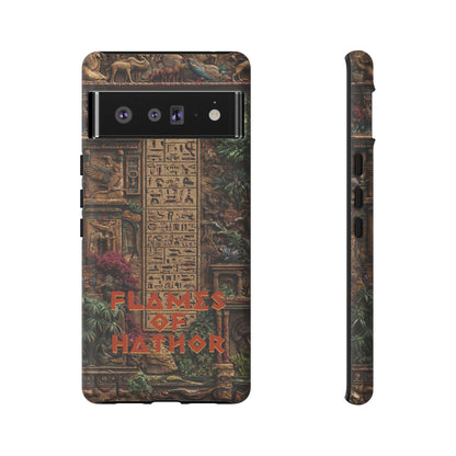 The Flames of Hathor Egyptian Design Phone Case