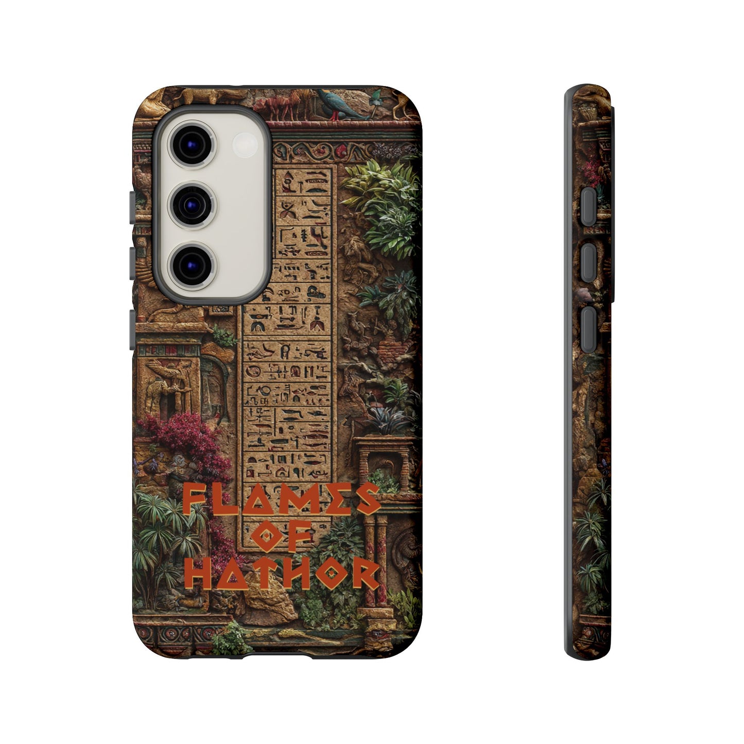 The Flames of Hathor Egyptian Design Phone Case