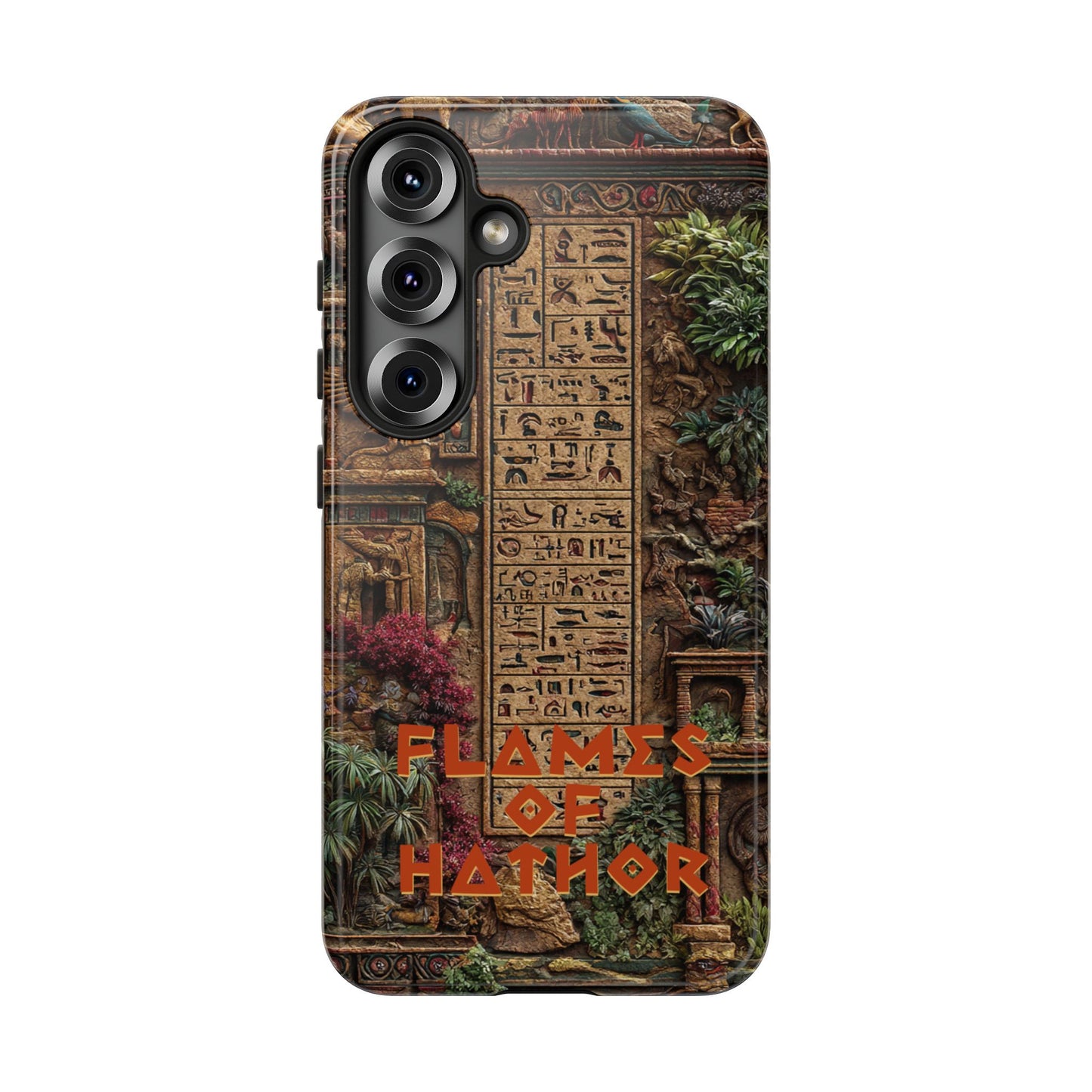 The Flames of Hathor Egyptian Design Phone Case