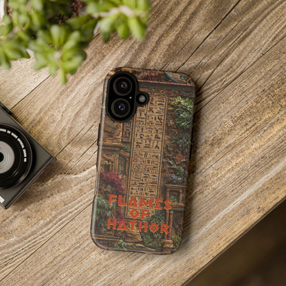 The Flames of Hathor Egyptian Design Phone Case